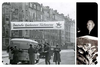 [Translate to Englisch:] Ludwig Erhard eröffnet erste Deutsche Spielwaren-Fachmesse